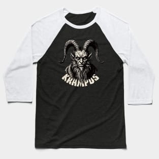 Krampus Baseball T-Shirt